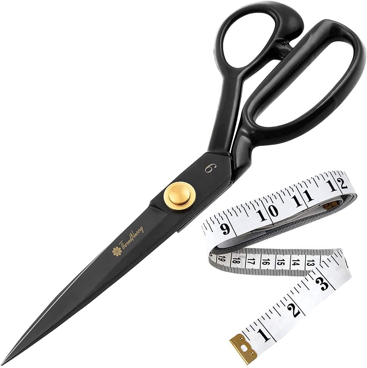 Professional Tailor Scissors 9 Inch for Cutting Fabric and Leather Heavy  Duty Scissors Industrial Sharp Sewing