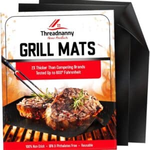 BBQ Grill Mat by Threadnanny