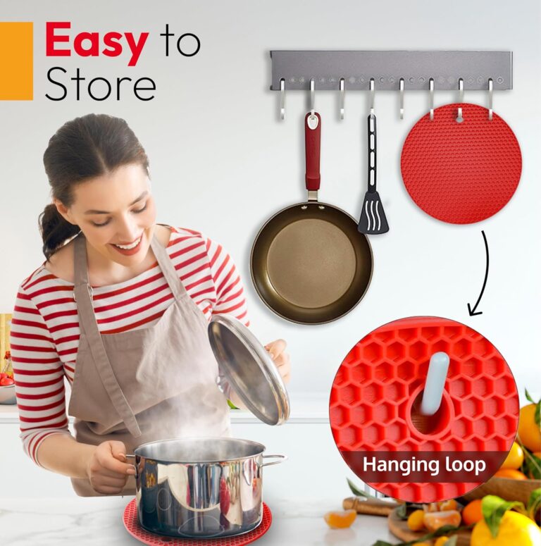Silicone Trivet Mat - Hot Pads for Kitchen - ThreadNanny