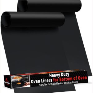 2 Pack Large Teflon Oven Liners 17x25 Nonstick BPA Free