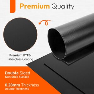 2 Pack Large Teflon Oven Liners 17x25 Nonstick BPA Free