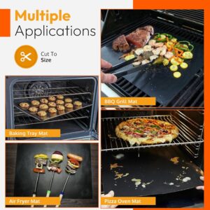 2 Pack Large Teflon Oven Liners 17x25 Nonstick BPA Free