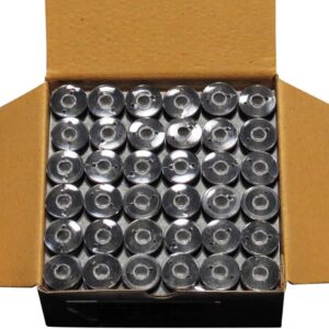 New ThreadNanny 144 Class A Black Pre-Wound Bobbins for Brother Embroidery Machines Compatible with SE 270D, SE 400, SE350, PE-700, PE700II, PE-750D, PE-770